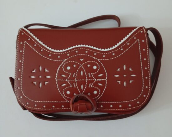 bolso de piel especial ferias y romerias
