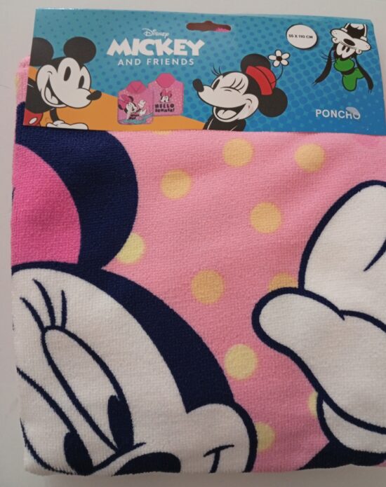 poncho infantil playa/piscina mickey